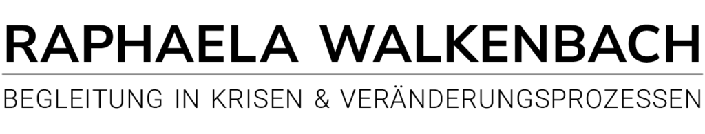 Logo von Raphaela Walkenbach – Begleitung in Krisen & Veränderungsprozessen. Systemische Beratung für Einzelpersonen, Paare und Familien in Schorndorf & online.